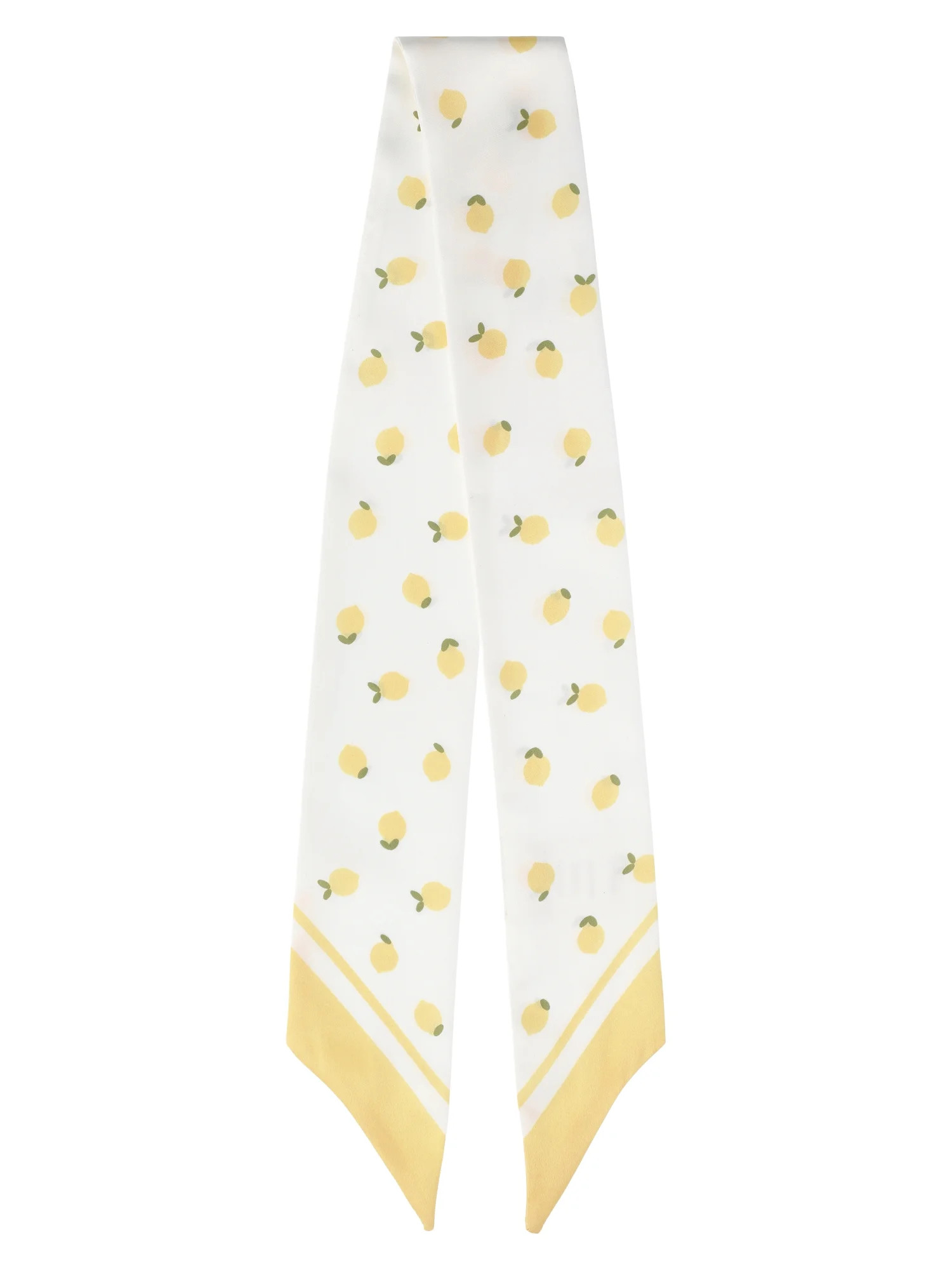 No Boundaries Women's Skinny Scarf Wrap, Lemon Ice Lemons | Walmart (US)