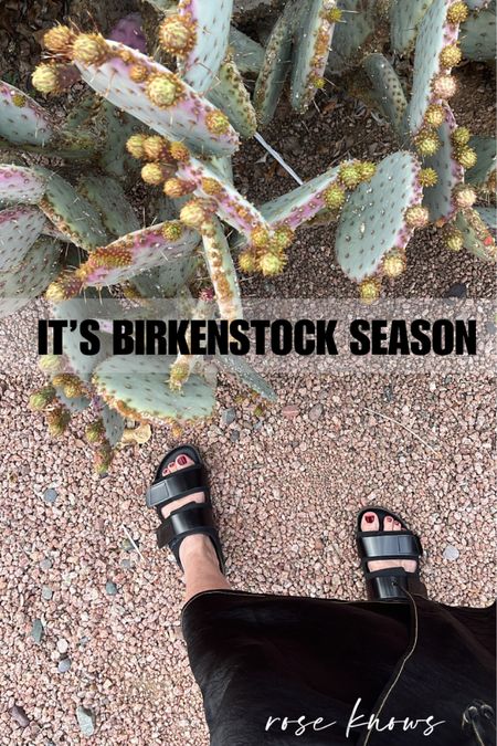 If you’ve never been a fan of Birkenstocks, this year you need to reconsider. The black on black have a totally chic vibe that will work with your elevated shorts, long pants, skirts and more. Perfect for travel too! 

#LTKshoecrush #LTKtravel #LTKSeasonal