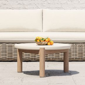 Cusco Outdoor Concrete Coffee Table (32") | West Elm (US)