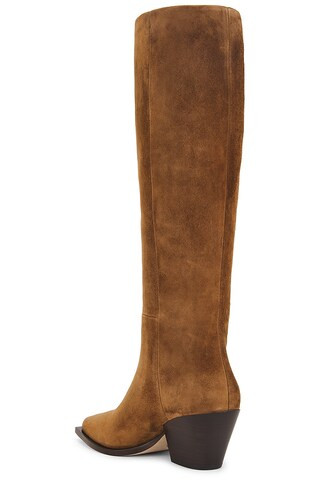 Lillian Boot in Chestnut | Revolve Clothing (Global)