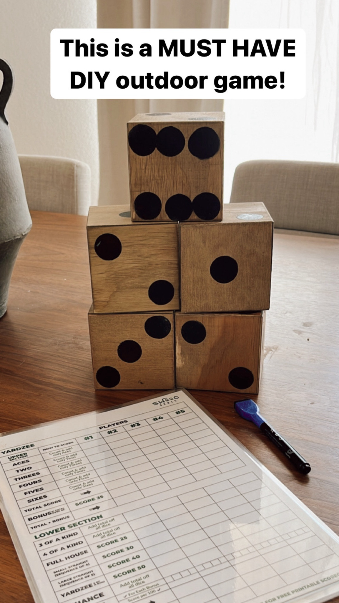 MUST HAVE summer DIY outdoor game 🎲🤩

#LTKStyleTip #LTKHome #LTKFindsUnder50