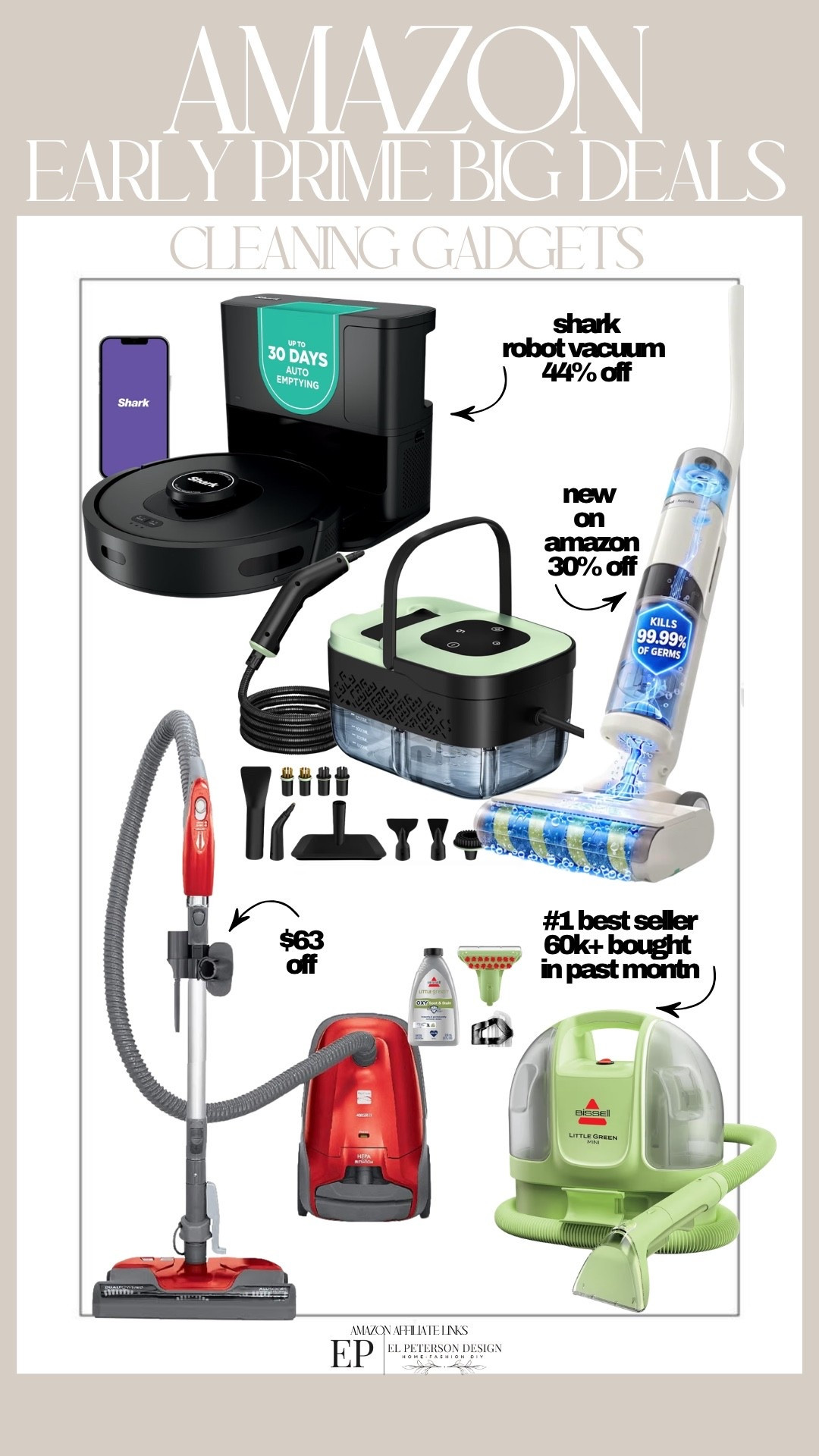 Amazon
Early Prime Big Deals 
Vacuum 
Robot
Little green vacuum

#LTKHome #LTKSaleAlert
