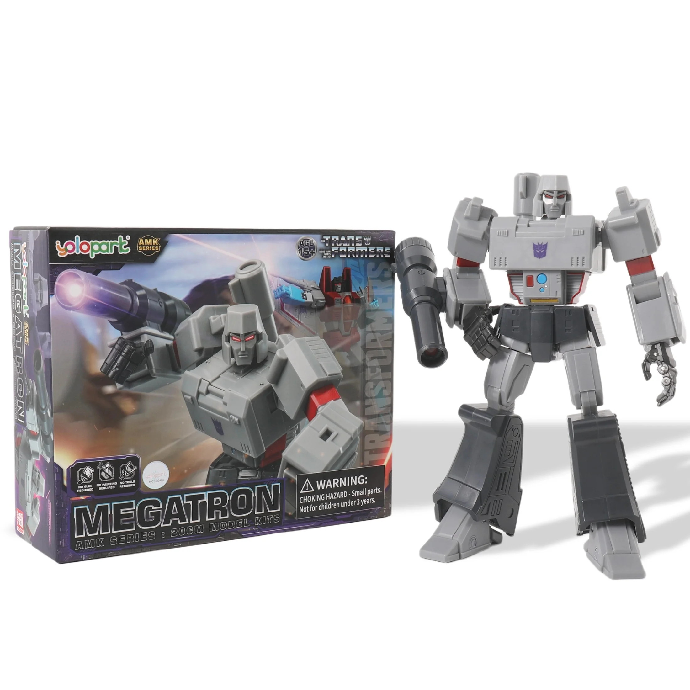 YOLOPARK Transformers G1  Megatron 7.87" Action Figures  for Kids Age 8+ | Walmart (US)