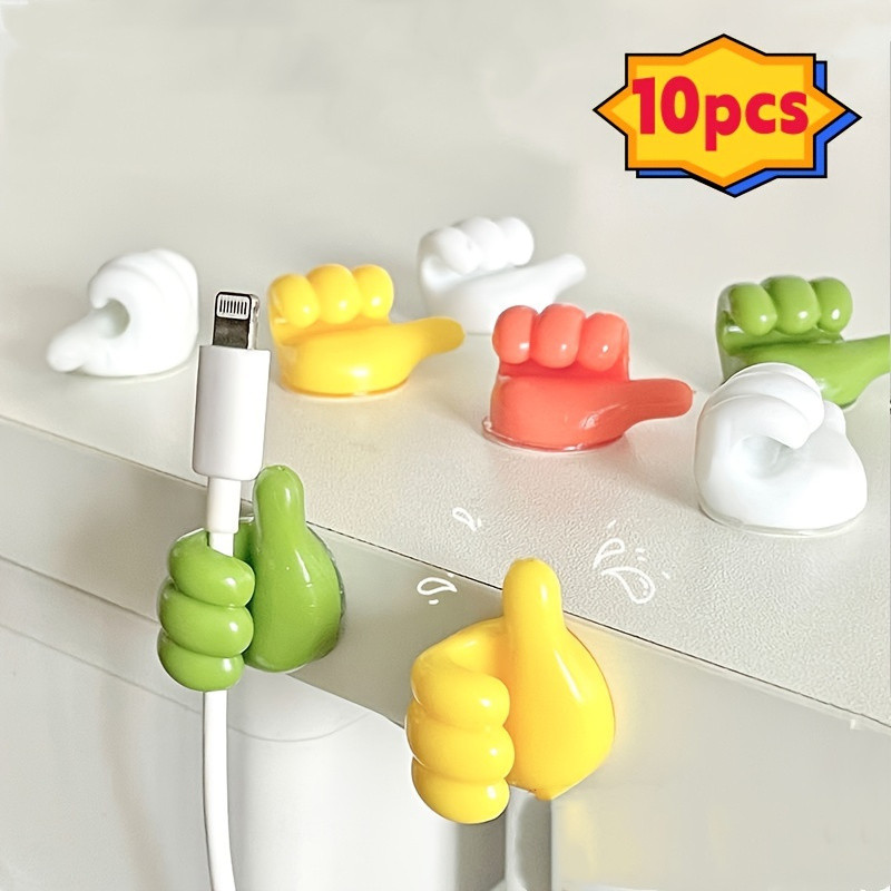 10 Pcs Multi-functional Nails-free Finger Adhesive Cable Clip Key Hanger For Data Cable,fixed Wire S | Temu Affiliate Program