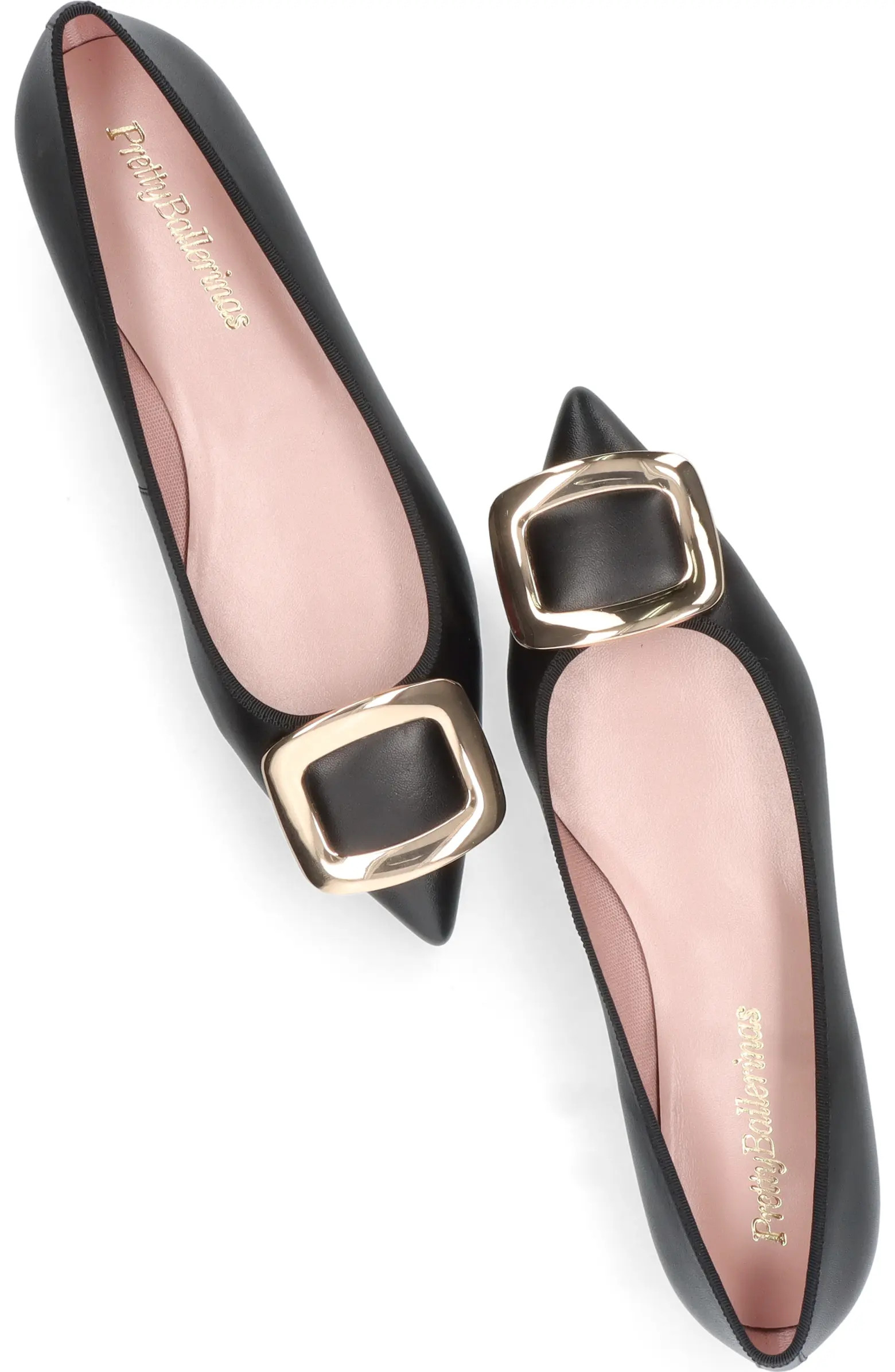 Pointed toe buckle ballet flat | Nordstrom