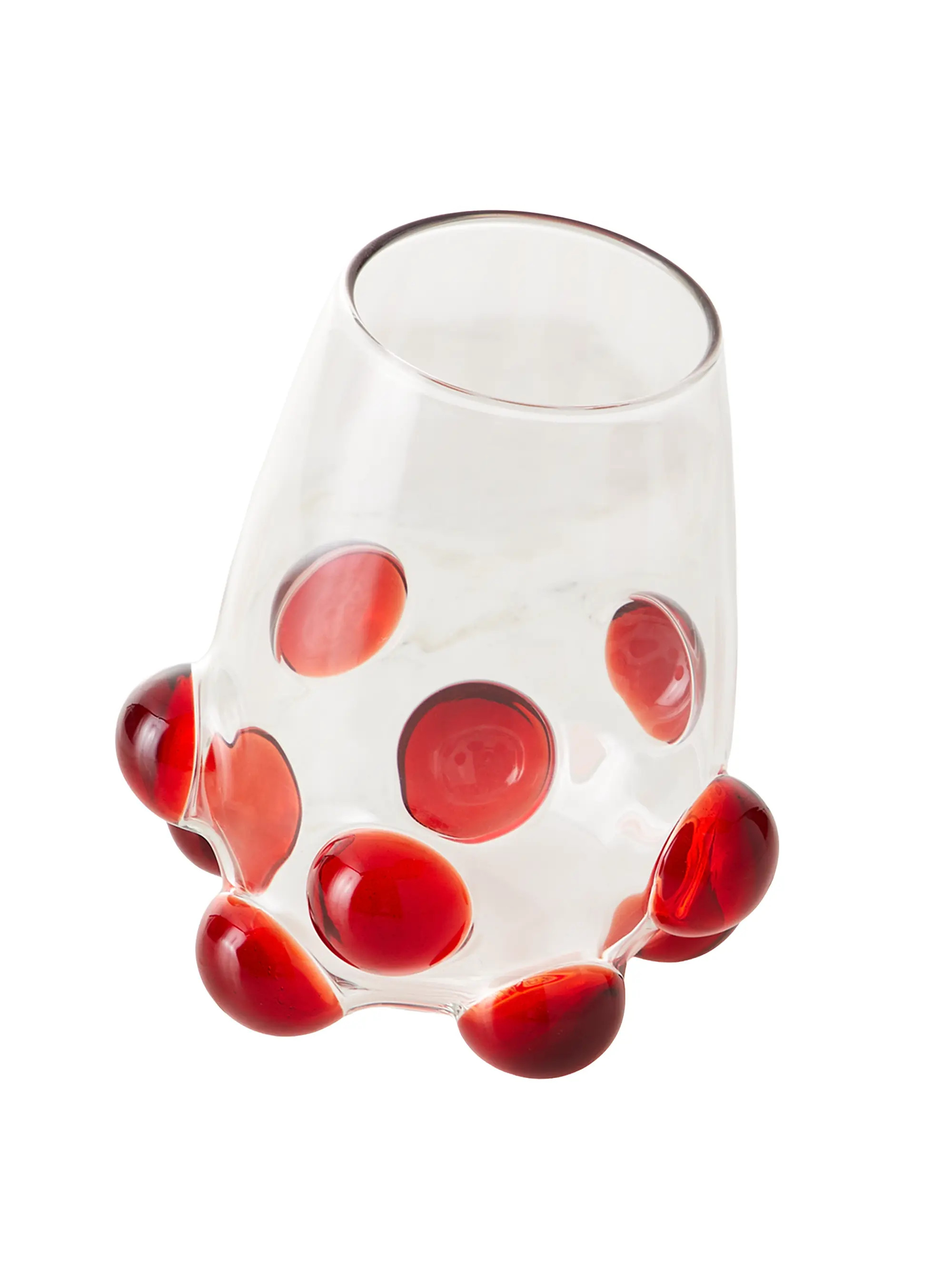 Red Bubble Stemless Wine Glass | Saks Fifth Avenue