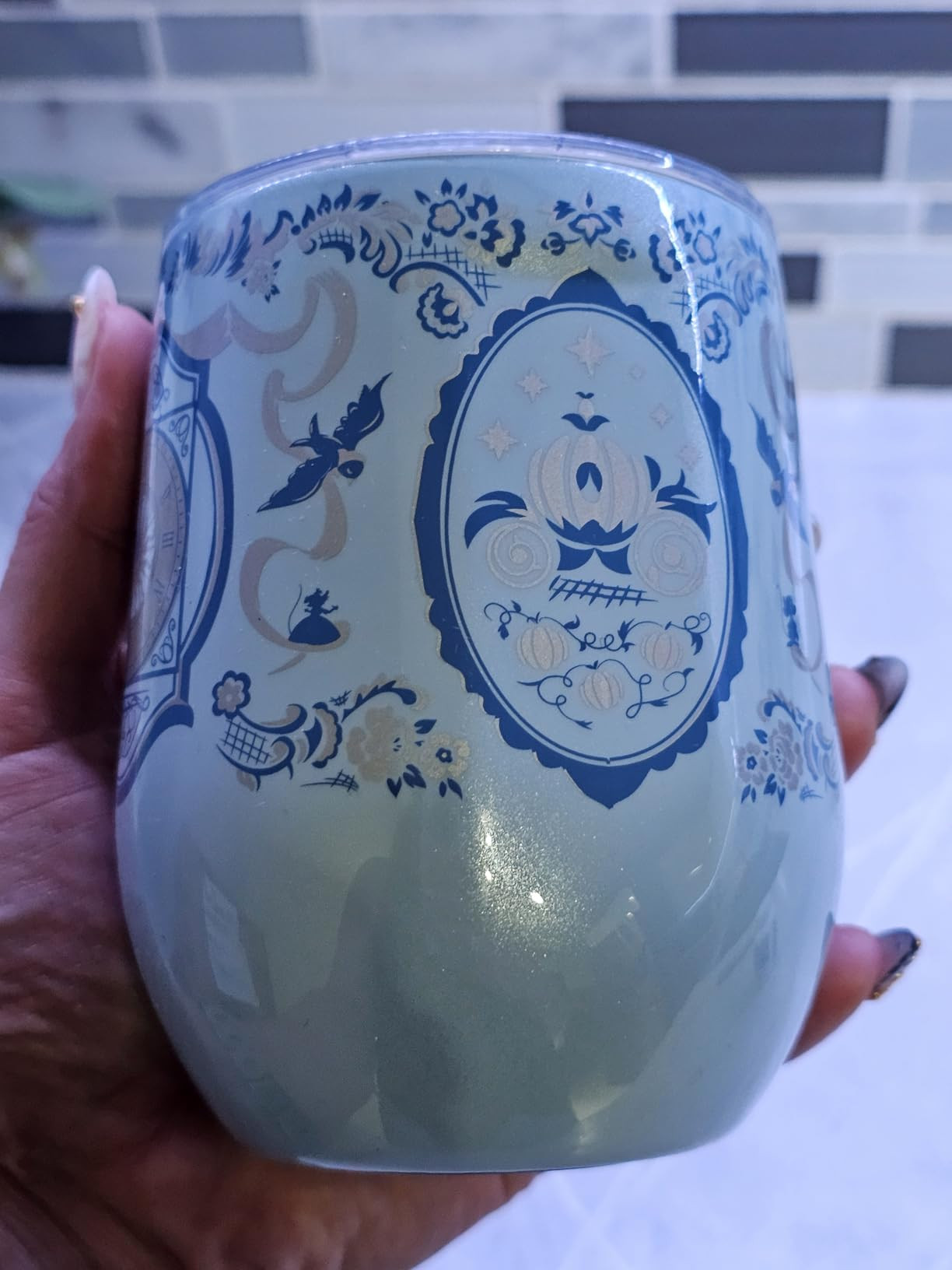 Corkcicle Stemless Insulated Wine Glass Tumbler - Keeps Beverages Cold 6 Hrs Hot 3 Hrs - Stainles... | Amazon (US)