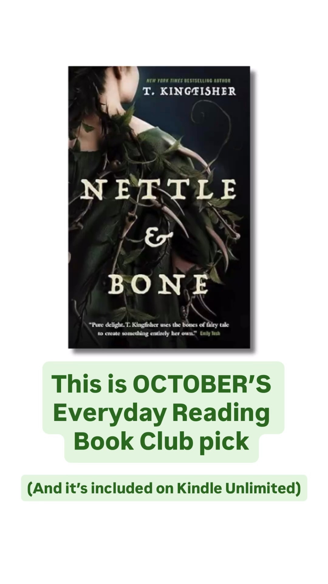 Don’t miss October’s pick for Everyday Reading Book Club!
(It’s on Kindle Unlimited!)