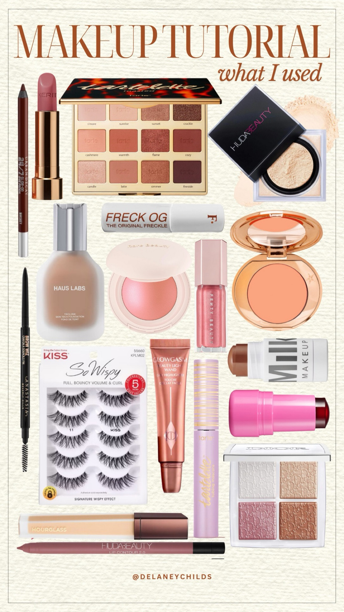 What I used for my makeup 💄 

Products and shades:
Under eye corrector: Charlotte Tilbury shade 2 
Foundation: Haus labs shade 220 
Bronzer: milk shade baked 
1st cream blush: by Ella rose shade palomino (can’t be linked)
2nd cream blush: milk shade burst 
Concealer: hour glass shade oat 
3rd cream blush: charlotte tilbury shade pinkgasm 
Setting powder: huda beauty shade pound cake 
Glowy powder blush: rare shade cheer 
Eyeliner: urban decay shade whiskey 
Palette: tarte tartlette 
Lashes: kiss products #11 
Brows: ABH shade soft brown 
Mascara: tarte tubing mascara 
Highlight: Dior 
Lip liner: Huda beauty shade muted pink 
Lipstick: merit beauty shade millennial 
Gloss: Fenty shade fu$$y 
Freck
Setting spray: urban decay and one size 

#LTKStyleTip #LTKBeauty #LTKHoliday