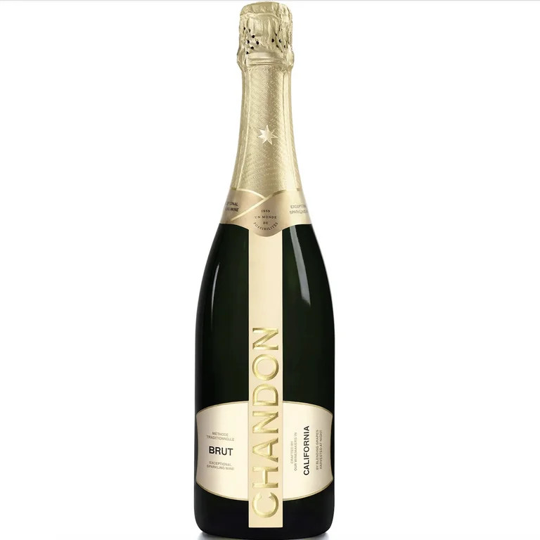 Chandon Brut Sparkling White Wine, California, 750 ml Glass Bottle, 12% ABV | Walmart (US)