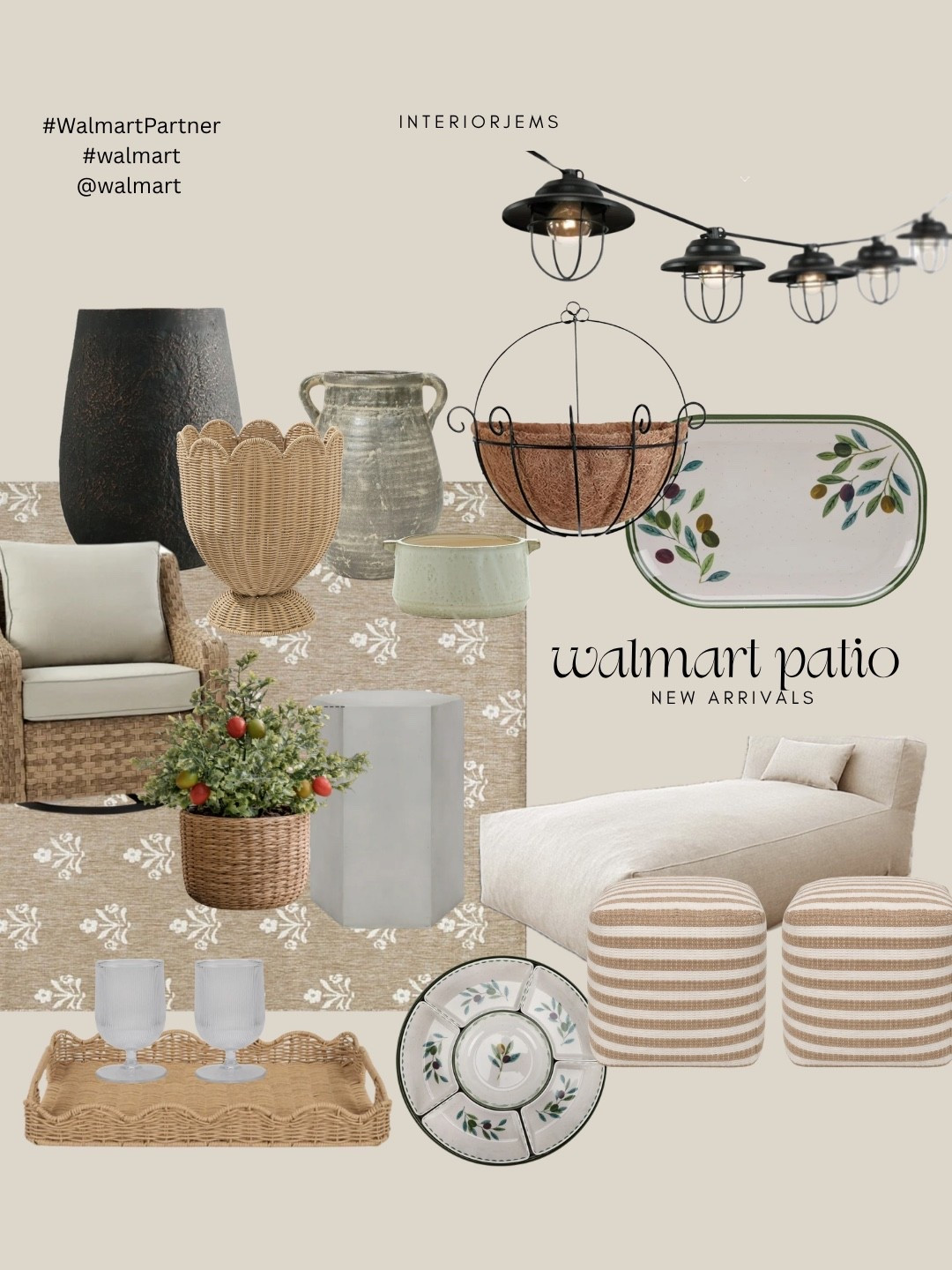 Bringing you the best of Walmart spring with #WalmartPartner because these new arrivals are too good not to share.

Walmart spring is here and there are so many good finds for your porch, patio, or even inside your home. From drinkware and entertaining pieces to some of the most popular patio chairs, these are already going fast. The oversized planters and patio accessories are just as good and make everything feel more pulled together.

#walmart @walmart
