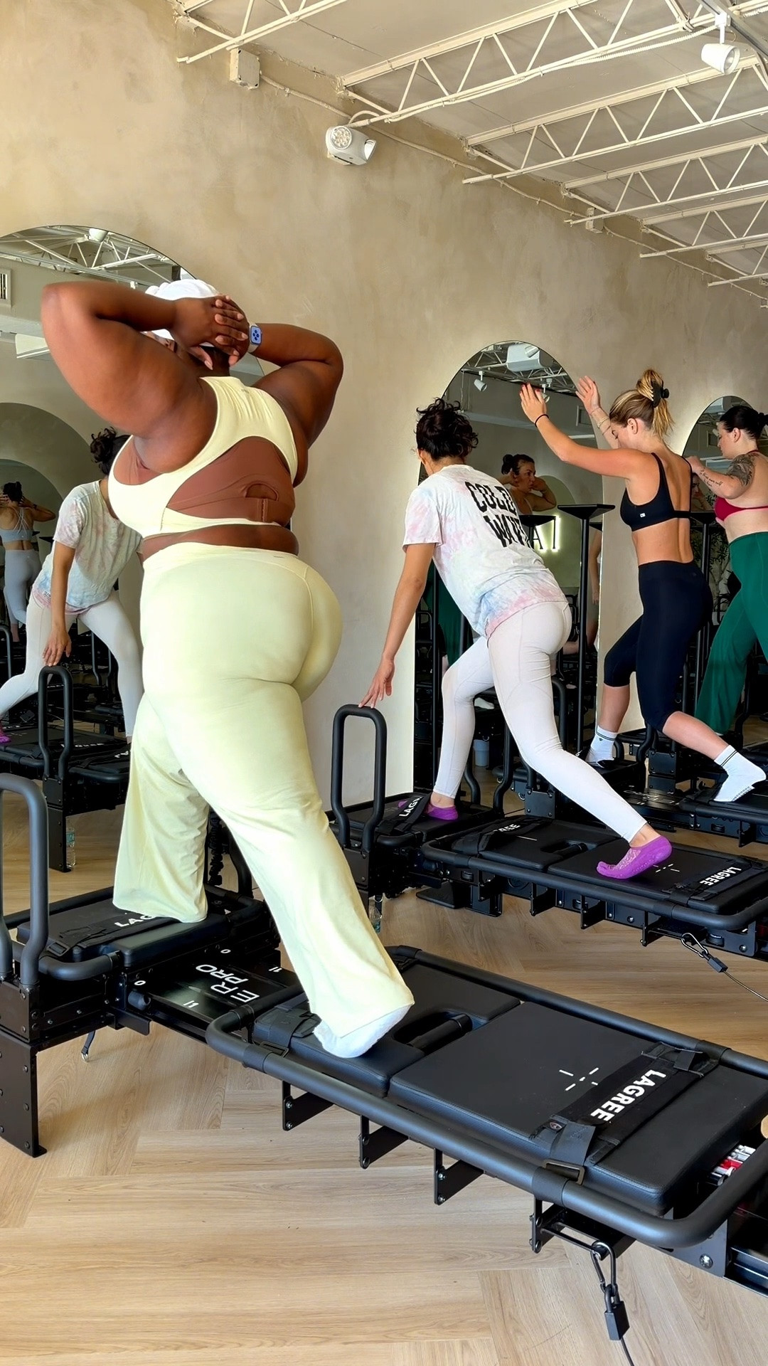 come with me to my first Lagree group class - after 4 private lessons i challenged myself to a group class and it was hard! But proud i did it! 

Set Size XXL
sports bra HSIA from TikTok shop

#LTKPlusSize #LTKActive #LTKSaleAlert