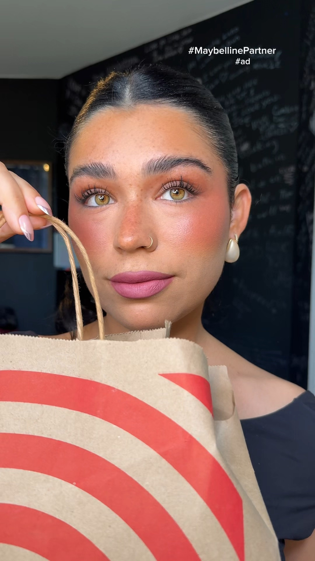 #ad prom season is finally here and I’m using my favorites from @Maybelline NY ! Picked up all these goodies at @Target  to create the perfect prom look that’s gonna last all nignt long 🪩💐✨  @ltk 
Products used 
Fit me foundation 
Sky high mascara ( very black waterproof) 
Super stay matte ink 

#targetpartner #maybellinepartner @targetstyle  #target #liketkit