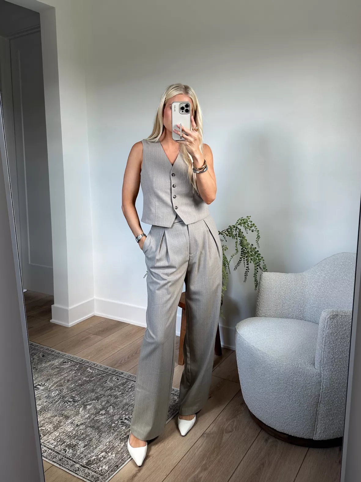 Millie Stripe Vest/Pants Set Millie Stripe Vest/Pants Set