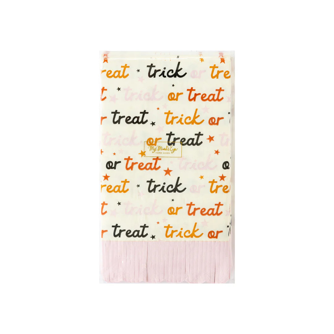 Hey Pumpkin Trick or Treat Paper Dinner Napkin | My Mind's Eye