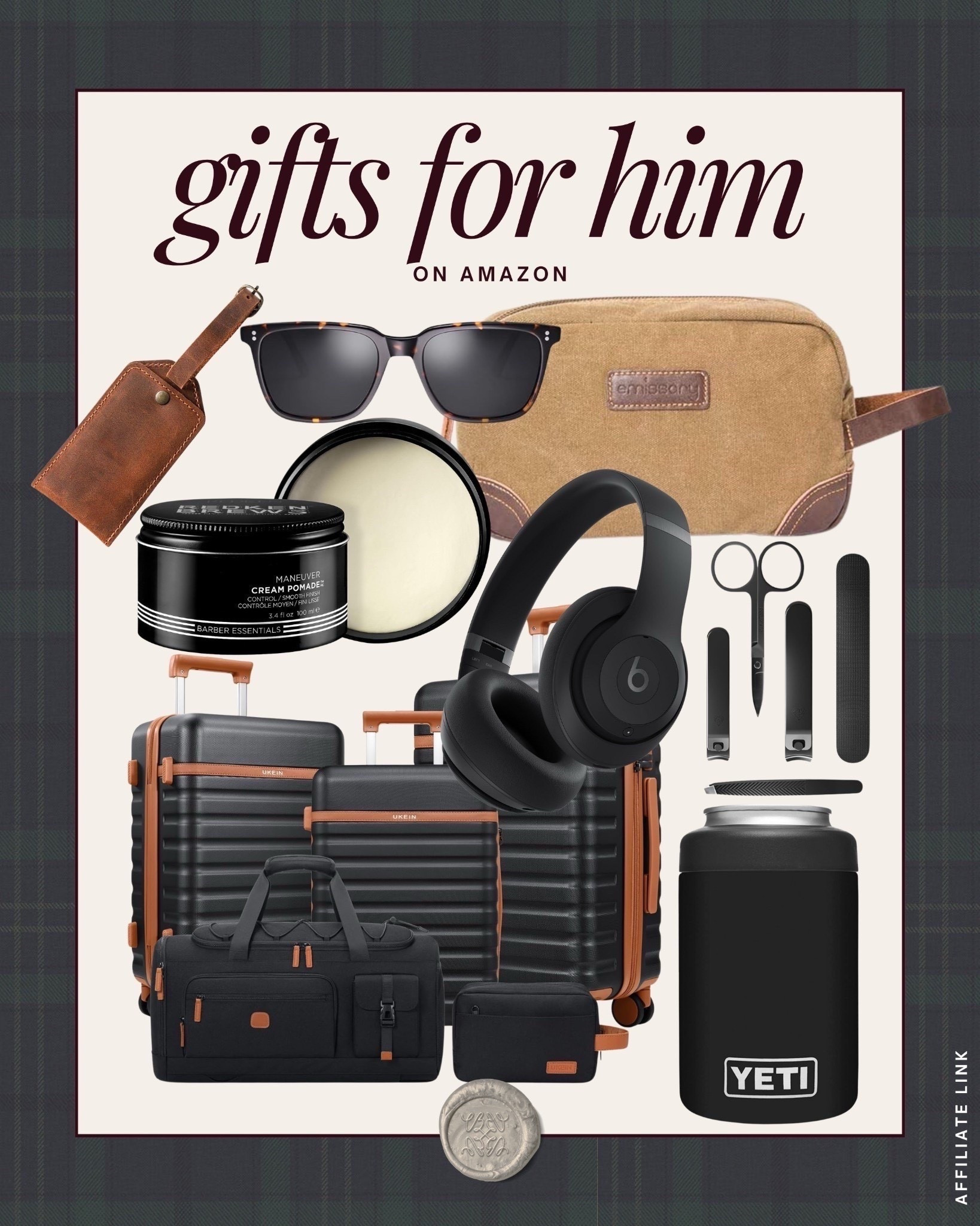 Finding the perfect gift for him just got easier 🎁 Every piece here is from Amazon — sleek, practical, and guy-approved. From luxe travel sets and everyday grooming essentials to stylish tech and timeless accessories, these finds feel thoughtful and high-end without the splurge.

#AmazonGiftsForHim #HolidayGiftGuide #AmazonHolidayFinds #AmazonMostLoved #AmazonMensStyle #AmazonFavorites #AmazonGiftIdeas #GiftsForHim #AmazonFinds#LTKStyleTip



#LTKSeasonal #LTKHoliday #LTKGiftGuide