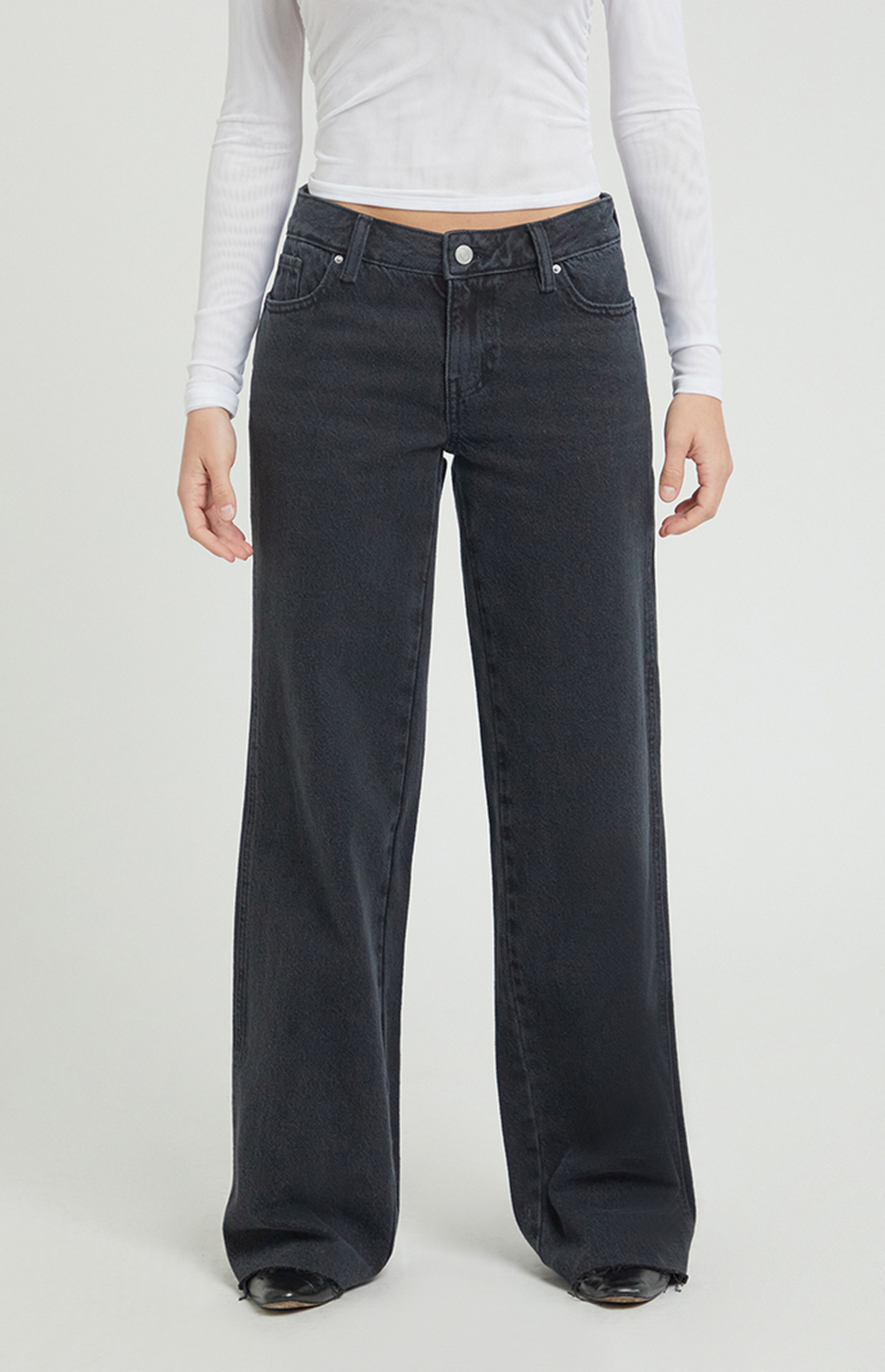 PacSun Eco Black Low Rise Baggy Jeans | PacSun | PacSun