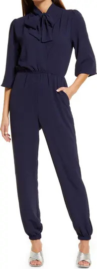 Fraiche by J TIE NECK JUMPSUIT | Nordstrom | Nordstrom