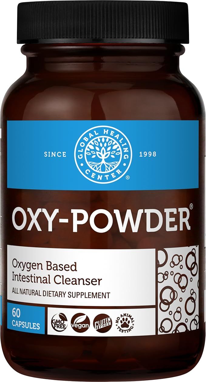 Global Healing Center Oxy-Powder Oxygen Based and Natural Colon Cleanser & Relief from Gas, Bloat... | Amazon (US)