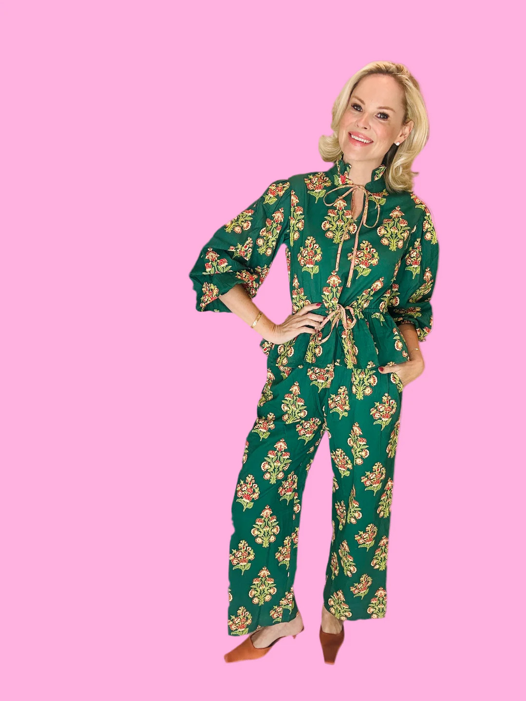 Elodie | Darlington Pant Set | Teggy French