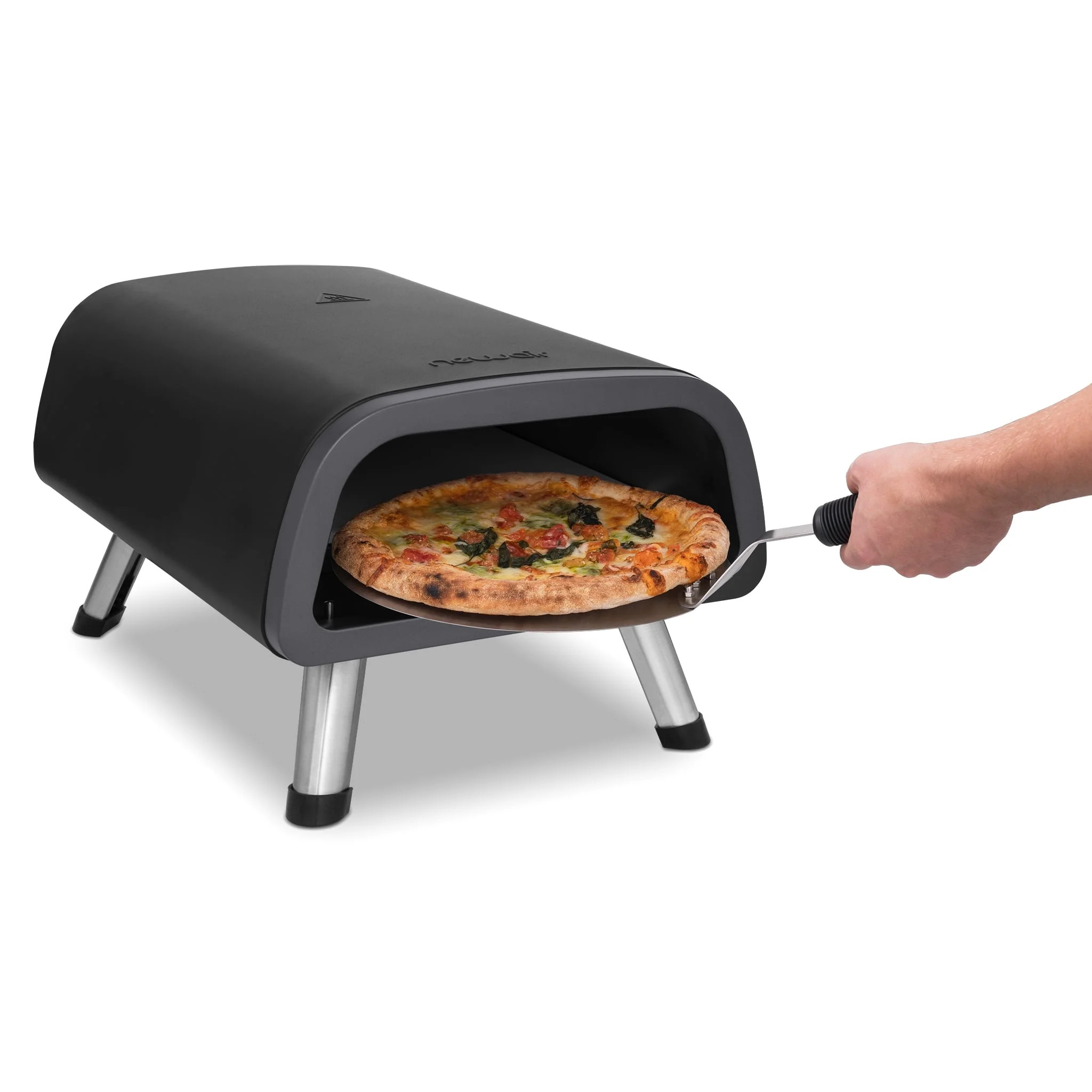 Newair 12" Portable Electric Indoor and Outdoor Pizza Oven, 1850W, Black | Walmart (US)