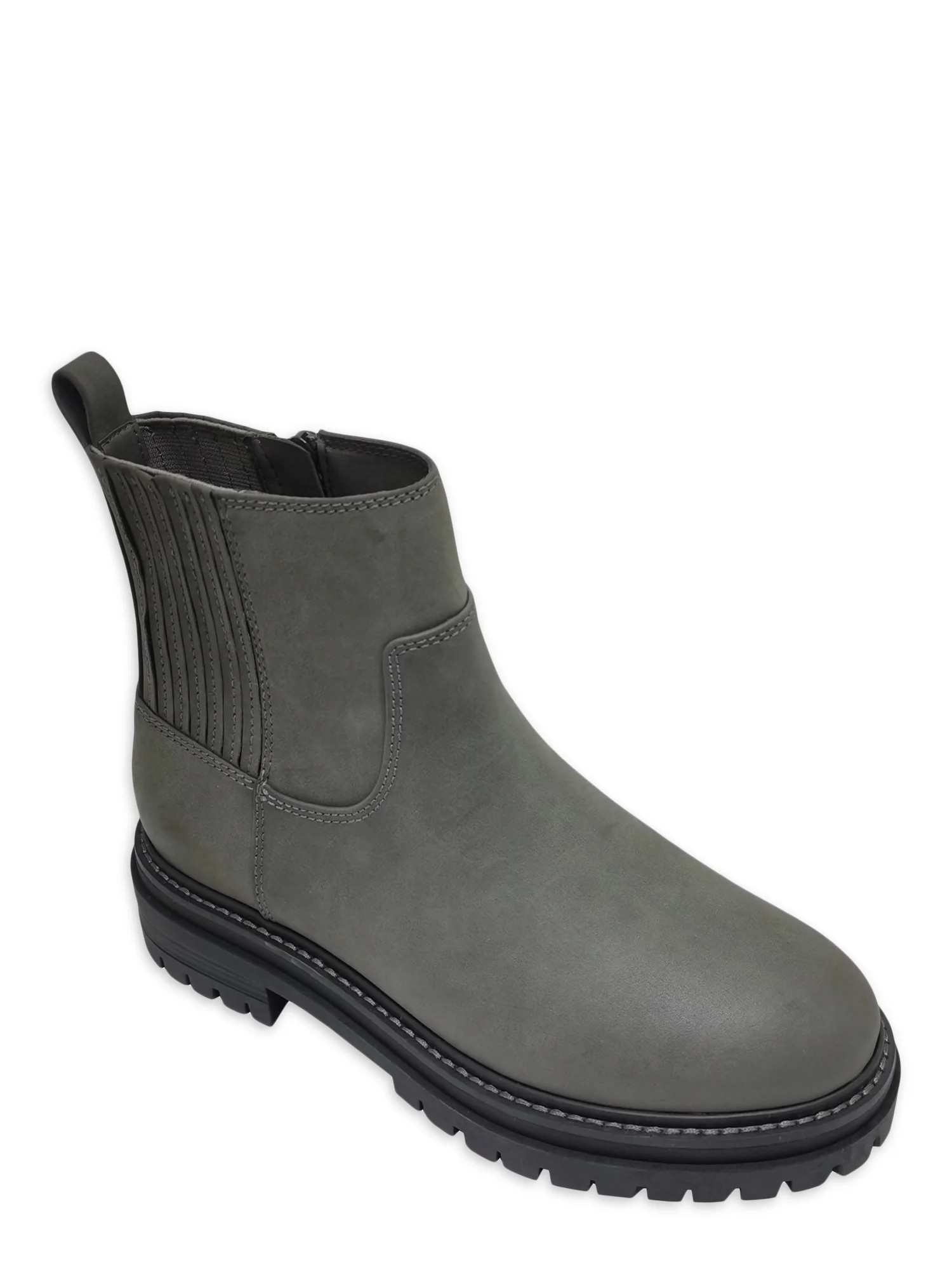 Time and Tru Women's Lug Chelsea Boot | Walmart (US)