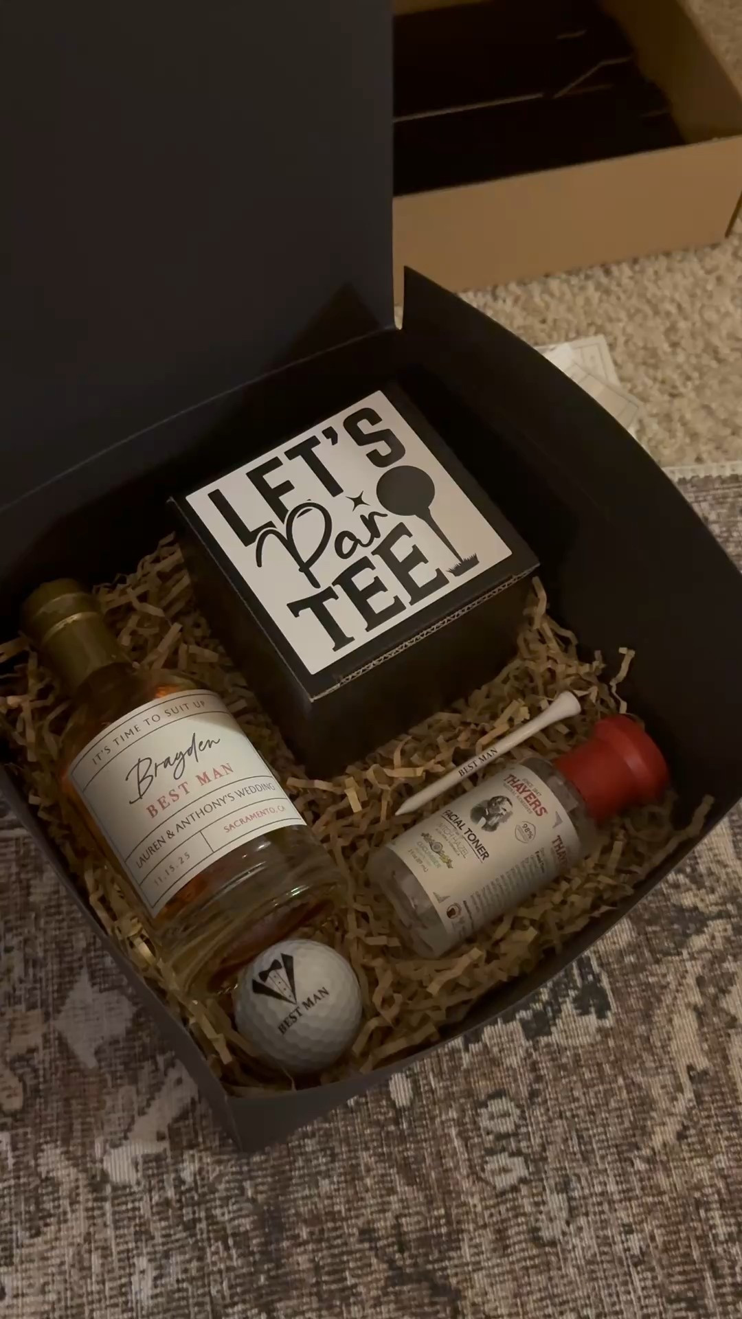 Assembling my fiancés groomsmen proposal boxes! 

#LTKMens #LTKWedding #LTKWatchNow