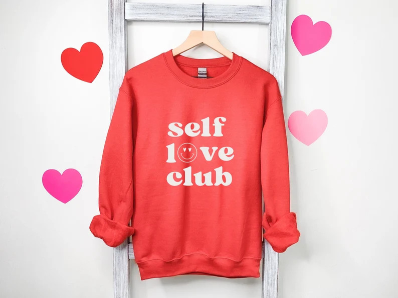 self love club crewneck | Etsy (US)