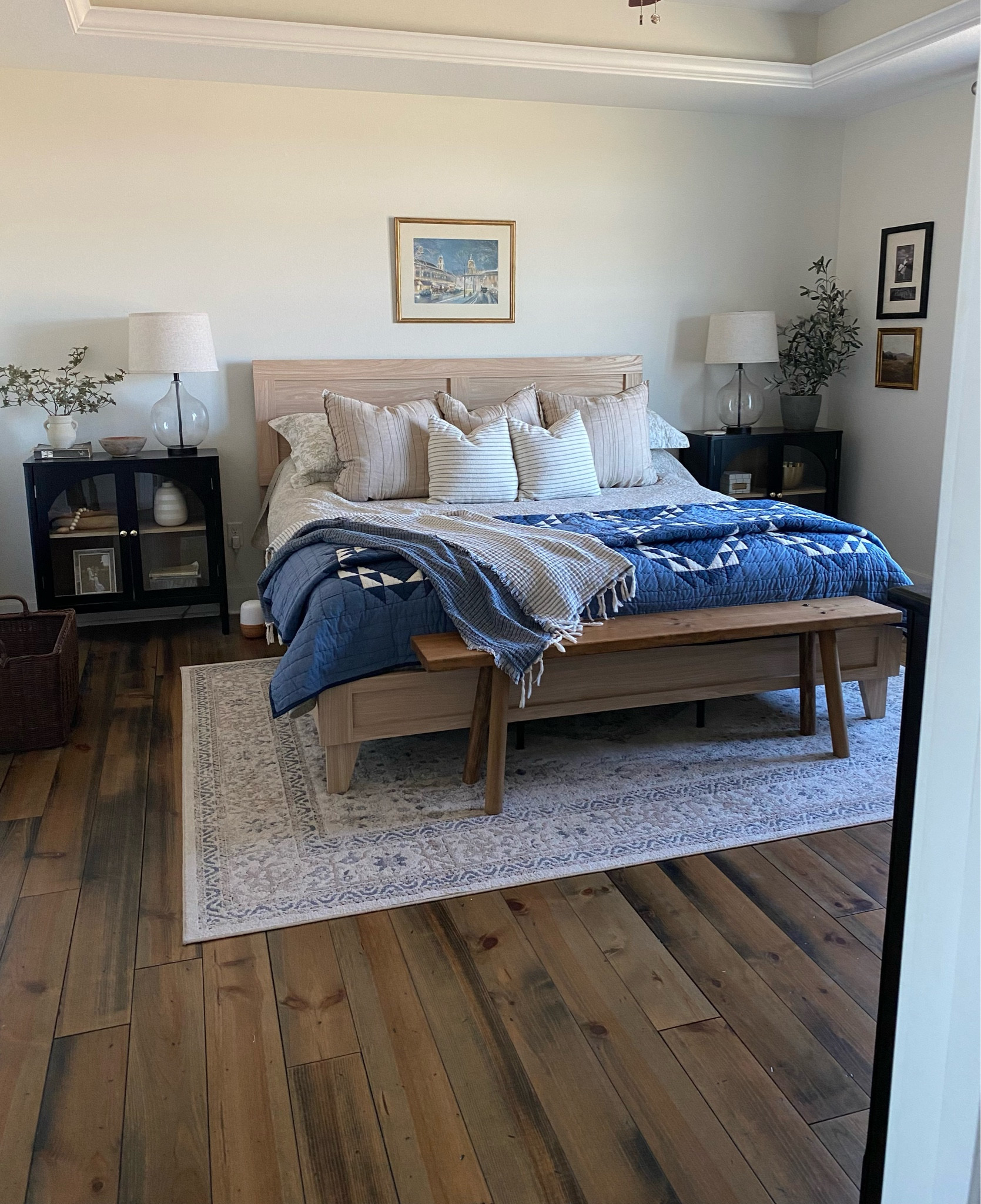 McGee style. Quilt. Bench. Nightstands. Cabinets. Lamps. Pillow. Rugs. 

#LTKsalealert #LTKSeasonal #LTKhome