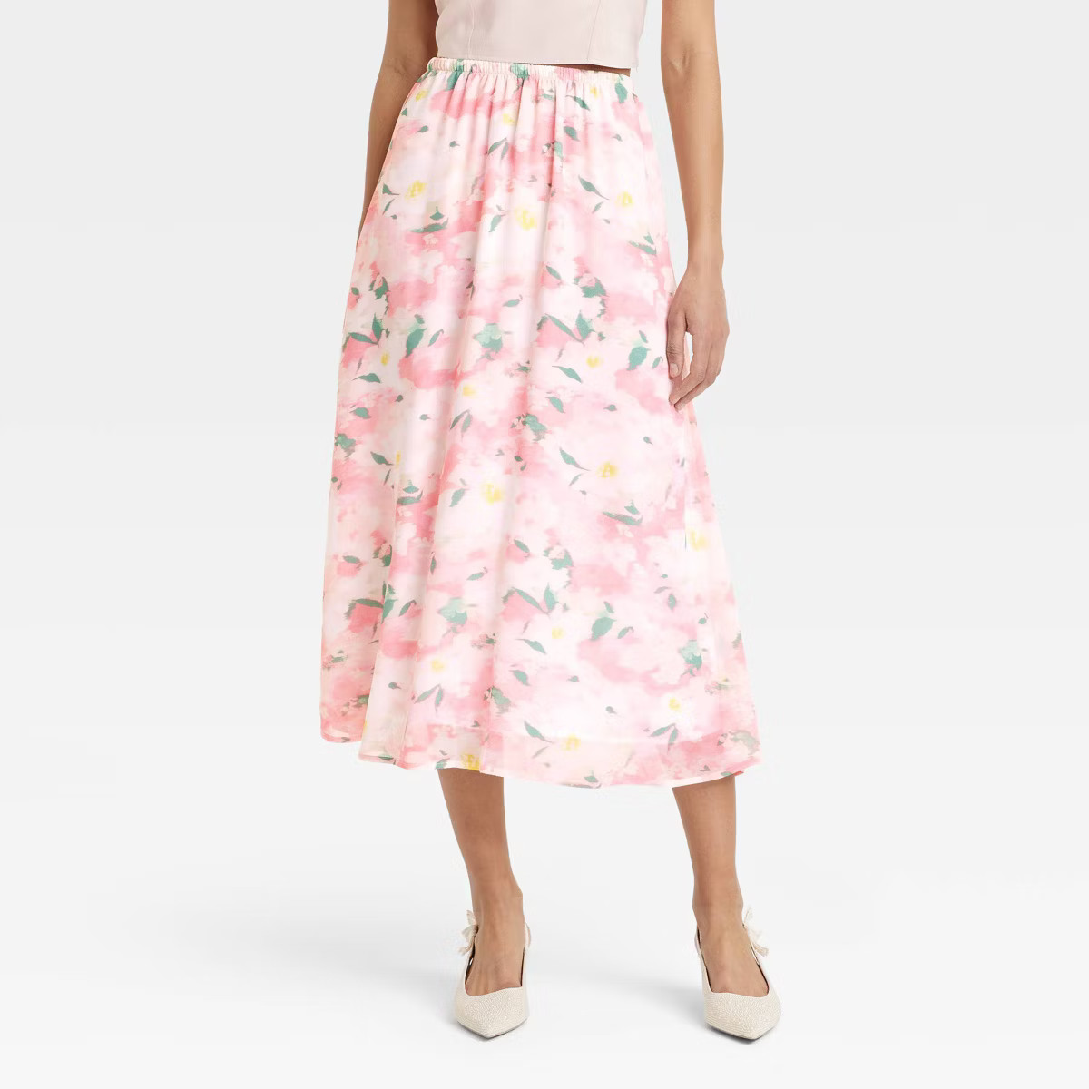 Women's Sheer Maxi A-Line Skirt - A New Day™ | Target