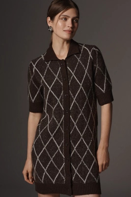 By Anthropologie Rhinestone Sweater Shift Dress | Anthropologie (US)