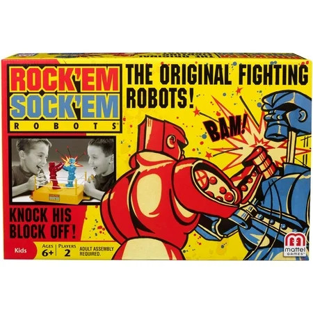 Rock Em Sock Em Robots Boxing Game For 2 Players | Walmart (US)