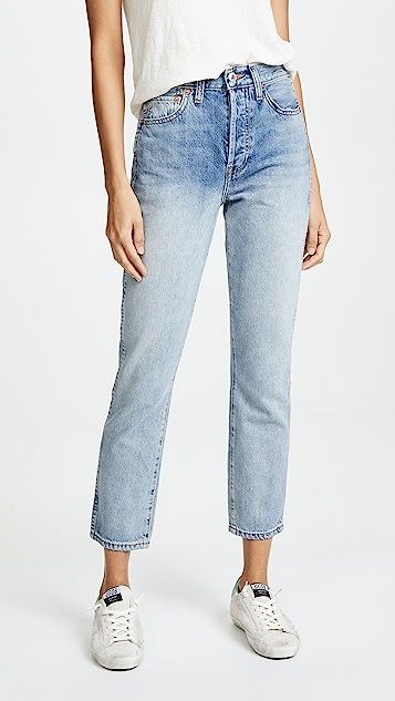Double Needle Crop Jeans | Shopbop