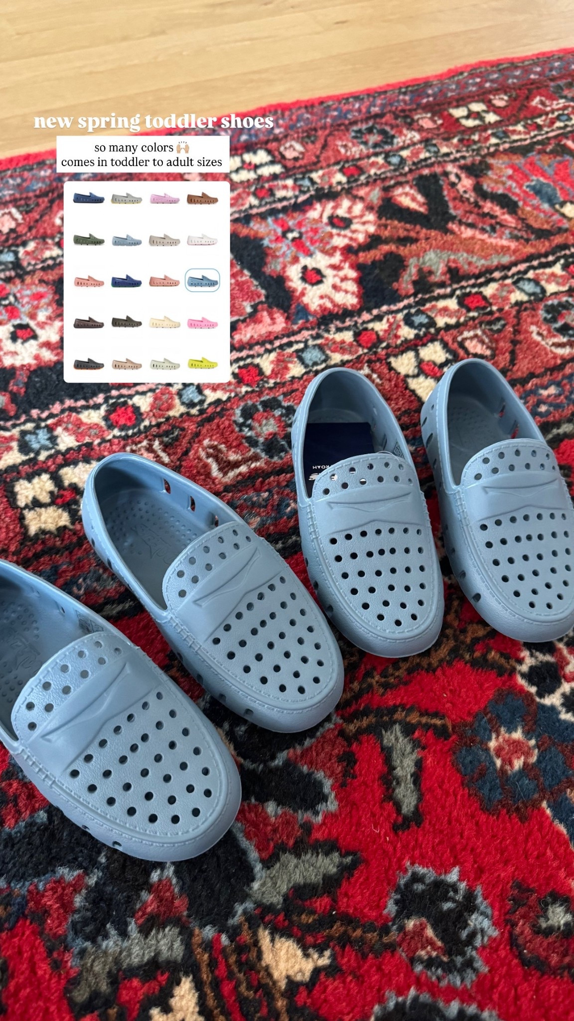 Toddler shoes 
Floaters 
Sized up once 

#LTKKids