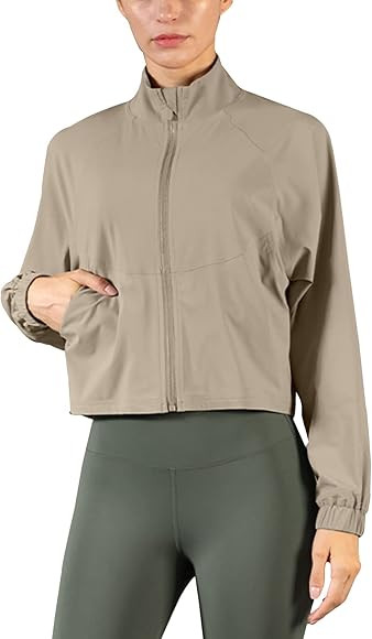 Vsaiddt UPF 50+ Workout Jackets for Women Athletic Zip Up Running Jacket Sun Protection Lightweig... | Amazon (US)