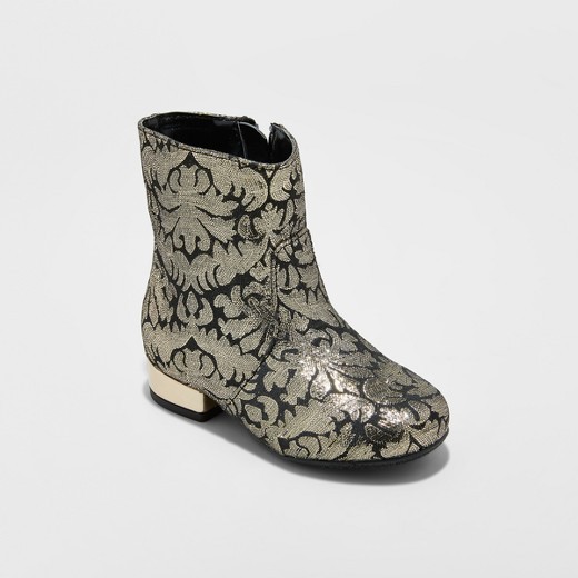 Toddler Girls' Genuine Kid Caley Fashion Boots - Silver | Target