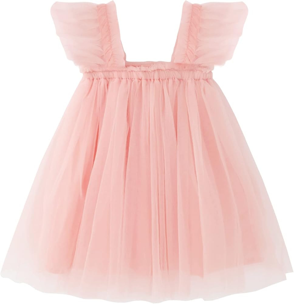 AGQT Baby Girls Tutu Dress Tulle Sundress Size 9M-5T | Amazon (US)