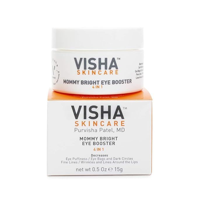 Visha Skincare Mommy Bright Eye Booster - Under Eye Cream for Dark Circles and Puffy Eyes - Anti ... | Amazon (US)