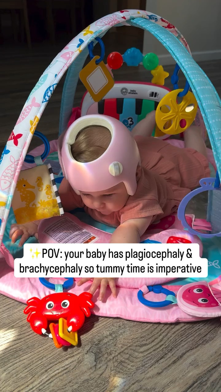 ✨Tummy time isn’t always easy—but it’s always important! Comment “LINK” and I’ll send it right over! 💛

This Baby Einstein activity mat has quickly become one of our go-to spaces for play, learning, and movement throughout the day. From back play to tummy time to sitting up at the piano, it keeps her engaged through every stage.

With plagiocephaly and brachycephaly, and her helmet journey, we’re especially intentional about encouraging safe positioning and building strength in ways that feel fun, not forced. This mat helps make those moments a little easier—for both of us.

Little wins, lots of love, and so much progress in between. 🤍

#gifted #babydevelopment #tummytime #babyeinstein #momlife helmetbaby

#LTKmomlife #LTKBaby #LTKKids