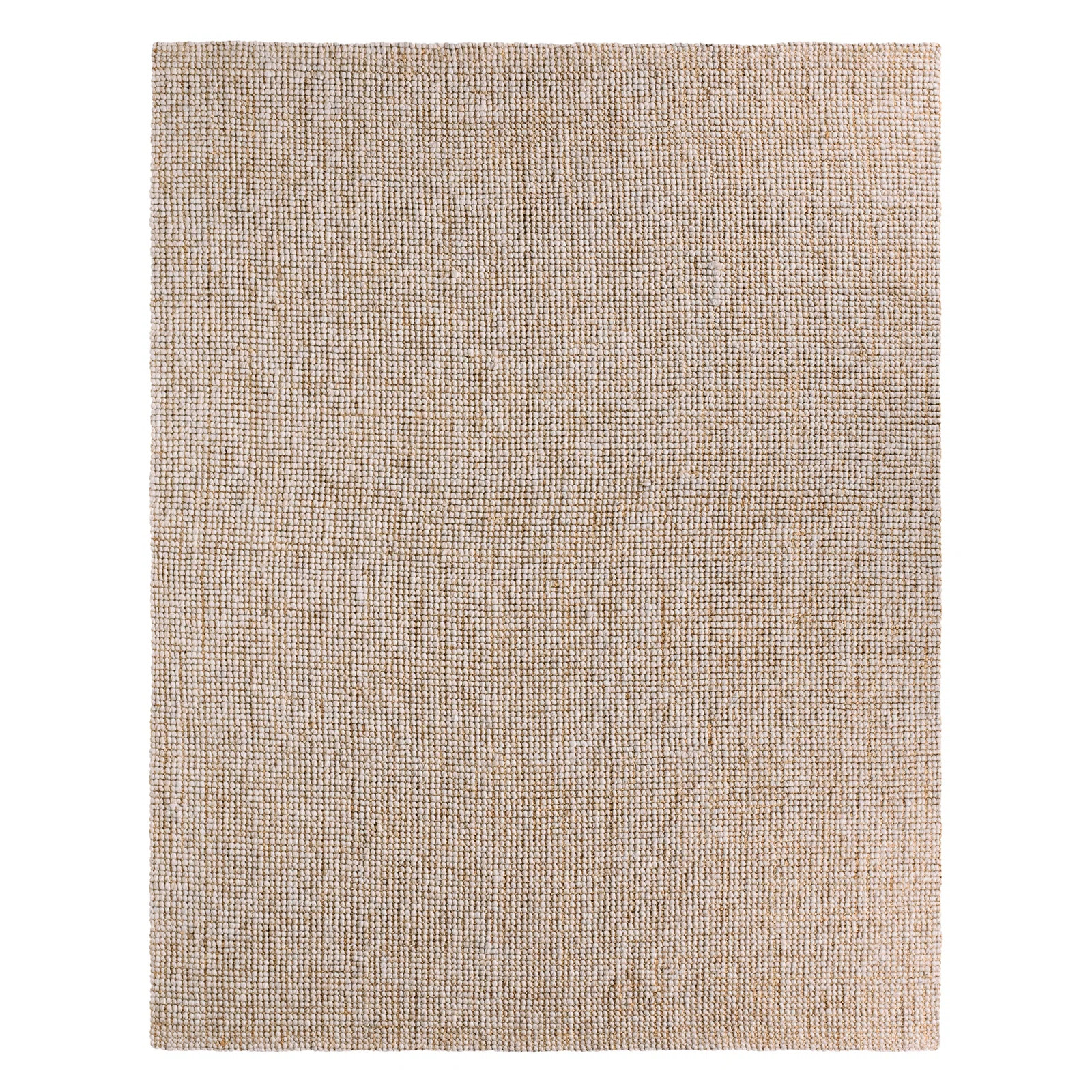 Ground your space. Crafted from a blend of soft wool + natural jute, this area rug’s earthy ton... | AllModern