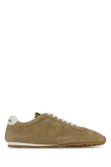 Miu Miu Suede Sneaker — Beige | Italist Inc.