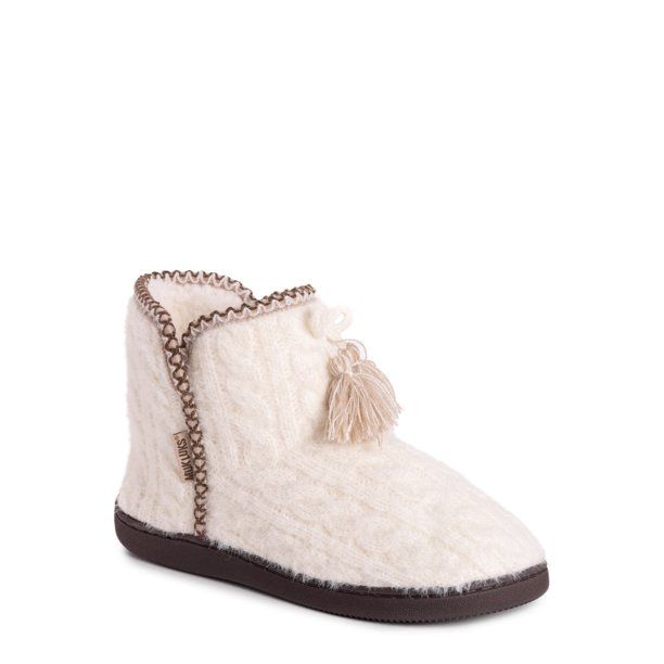 Muk Luks Women's Short Bootie Slipper | Walmart (US)