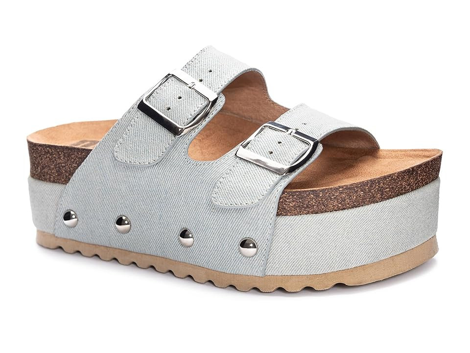 Dirty Laundry Pueblo Women's Sandals Light Blue : 8.5 B - Medium, Suede | Zappos