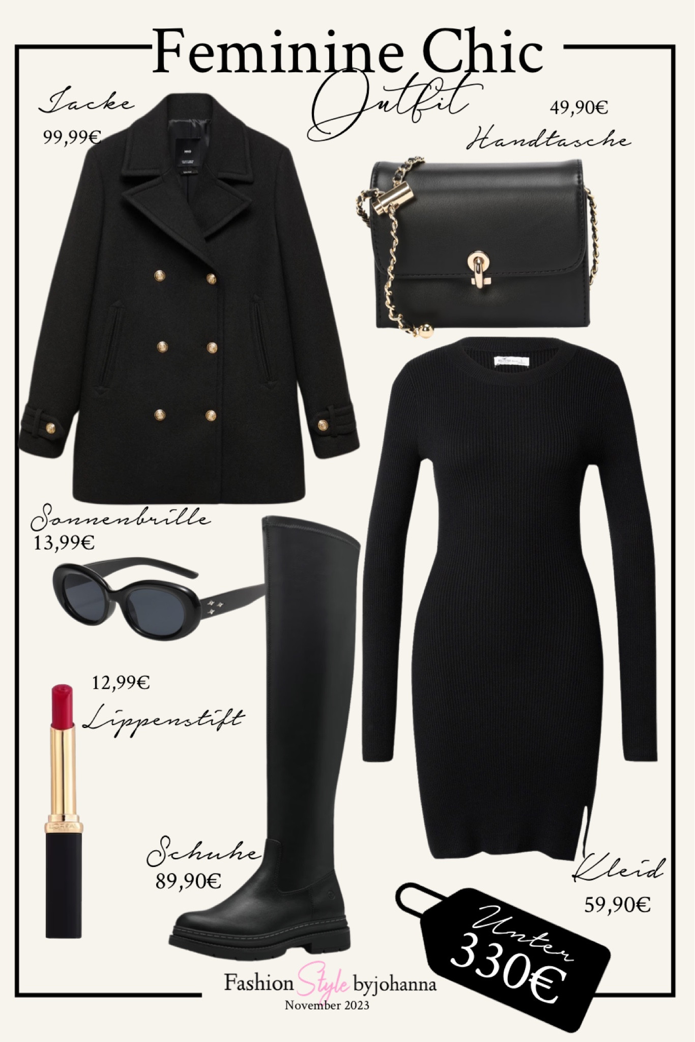 Feminine Outfit unter 330€ ❤️

#LTKHolidaySale #LTKstyletip #LTKworkwear