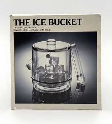 Carlisle Grainware Acrylic Lucite The Ice Bucket Vintage New  | eBay | eBay US