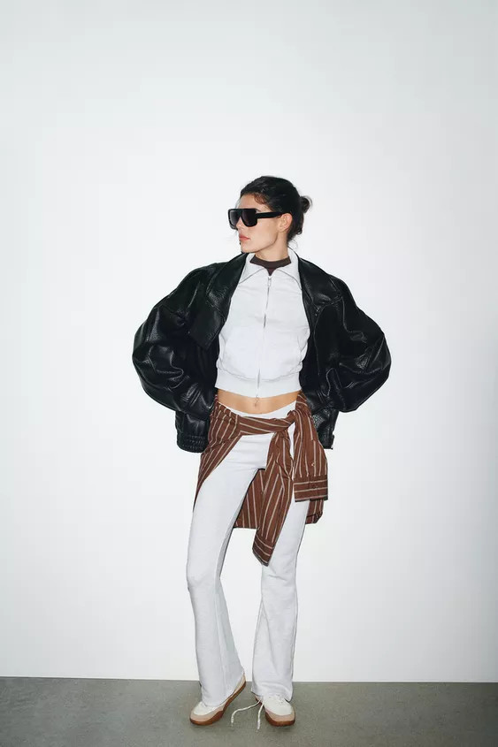 FLARE FLEECE PANTS | Zara US
