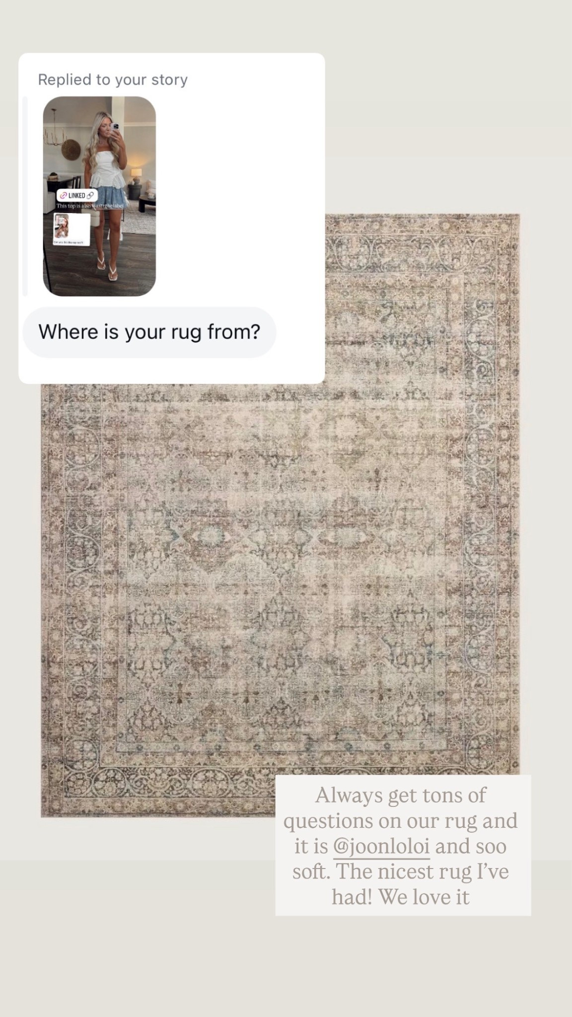 Our rug that we love!

#LTKHome