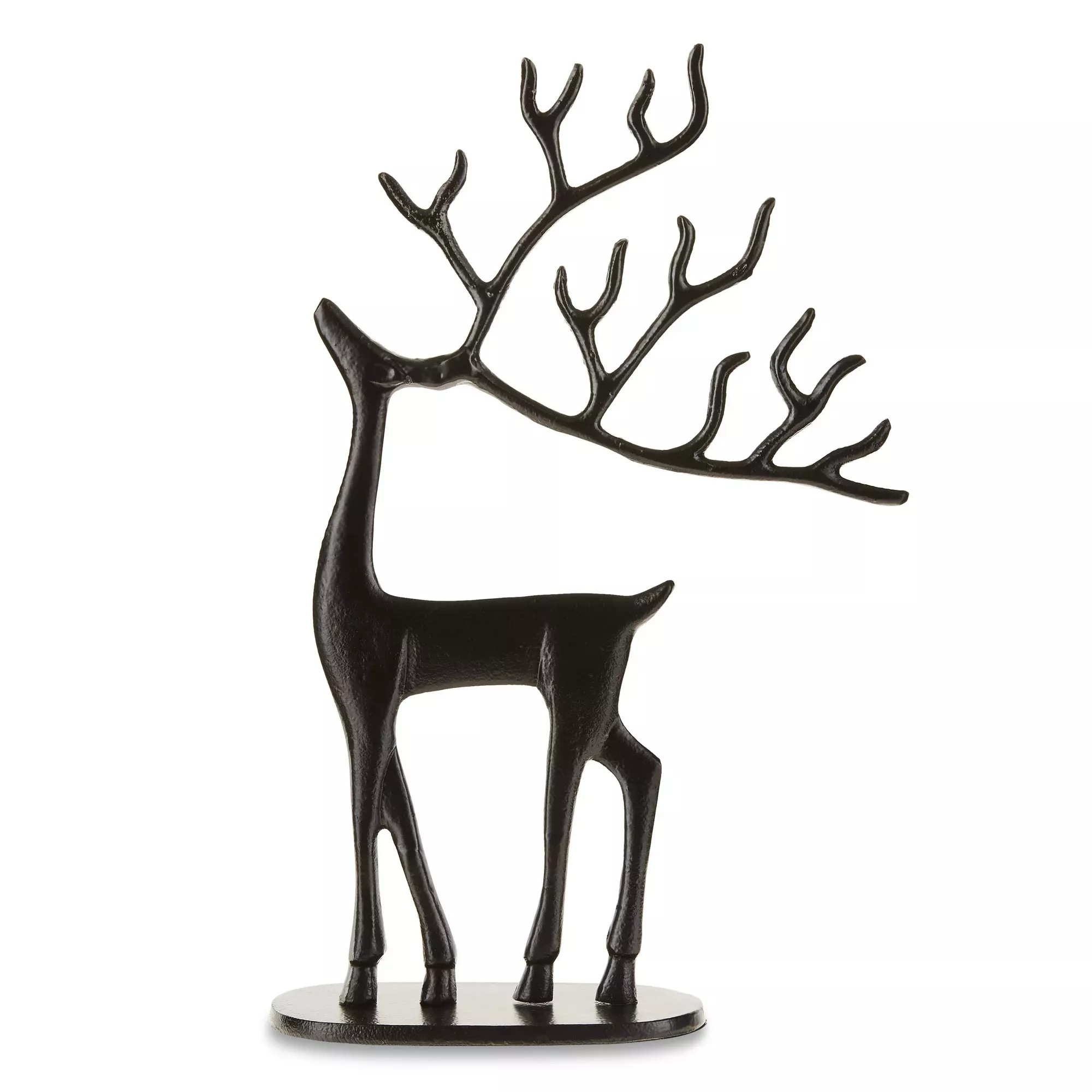 Wrought Iron Deer Basket Holiday Lawn Accents Christmas Pot Holder