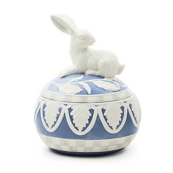 Cameo Bunny Lidded Box | MacKenzie-Childs