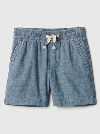 babyGap Poplin Pull-On Shorts | Gap Factory
